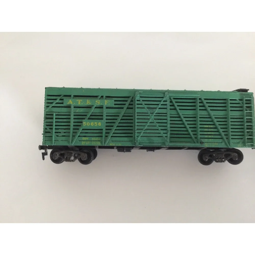 Vintage Mantua Ho Scale Model Trains Yellow The Katy Gratebox/ Green Grate‎ TLC